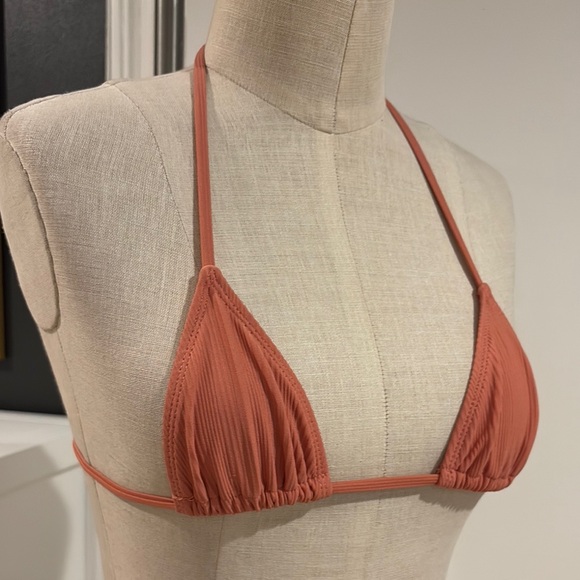 Rust Triangle Bikini Top - Picture 2 of 5